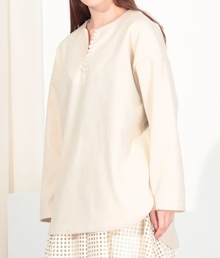 カット メルトン パール デザイン プルオーバー 363-8953