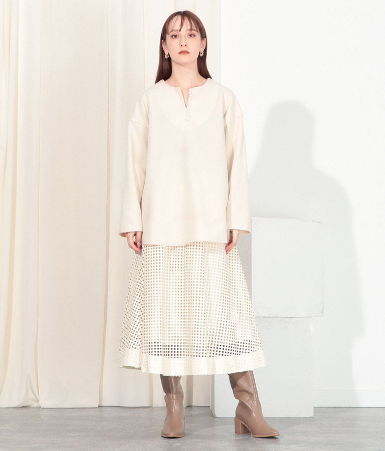 カット メルトン パール デザイン プルオーバー 363-8953