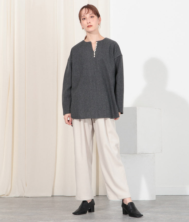 カット メルトン パール デザイン プルオーバー 363-8953