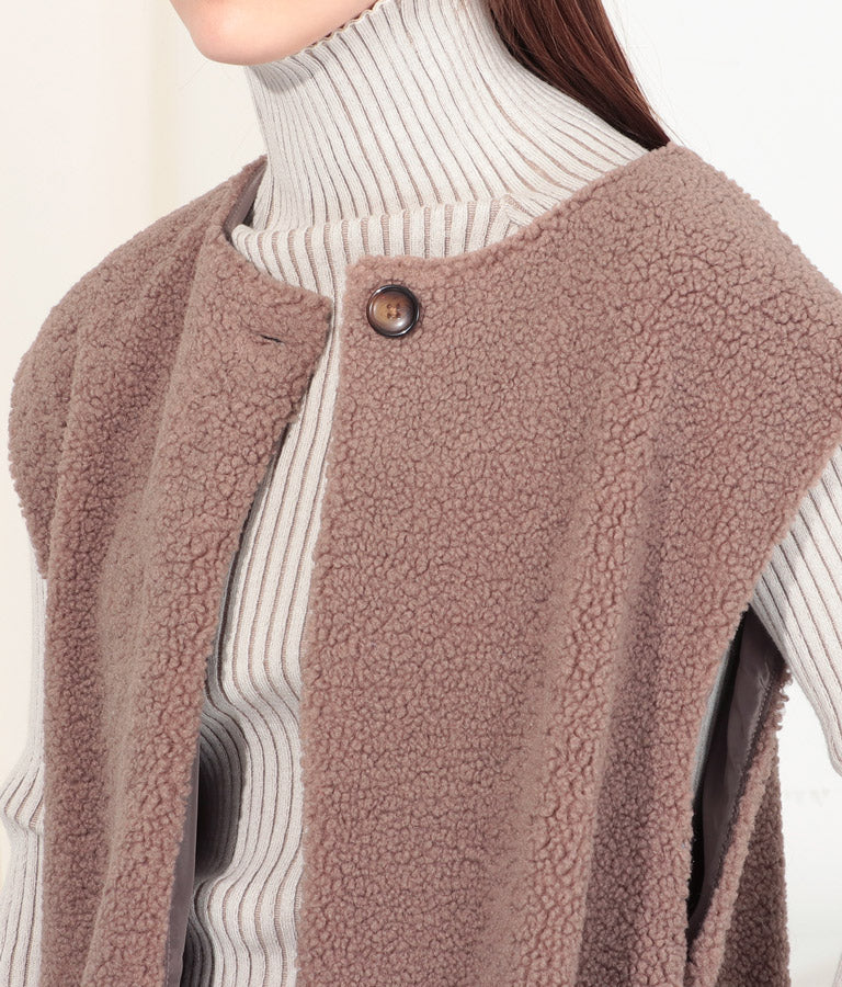 ボア ロング ジレ 364-8950