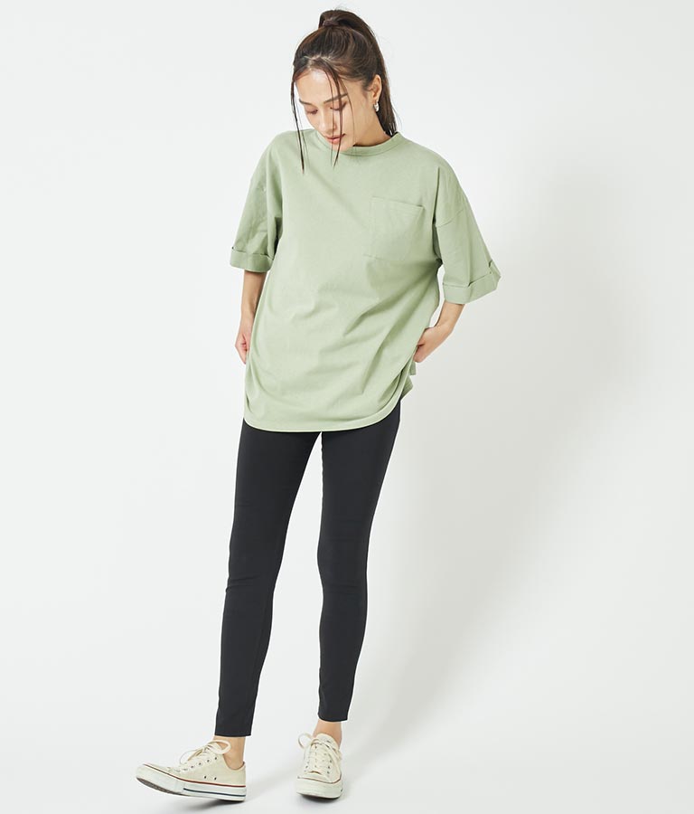 シンプル ストレッチ レギンス パンツ 792-7624