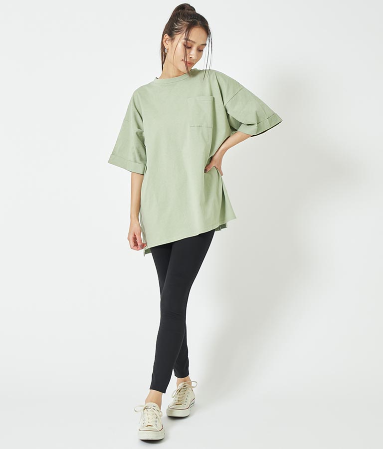 シンプル ストレッチ レギンス パンツ 792-7624