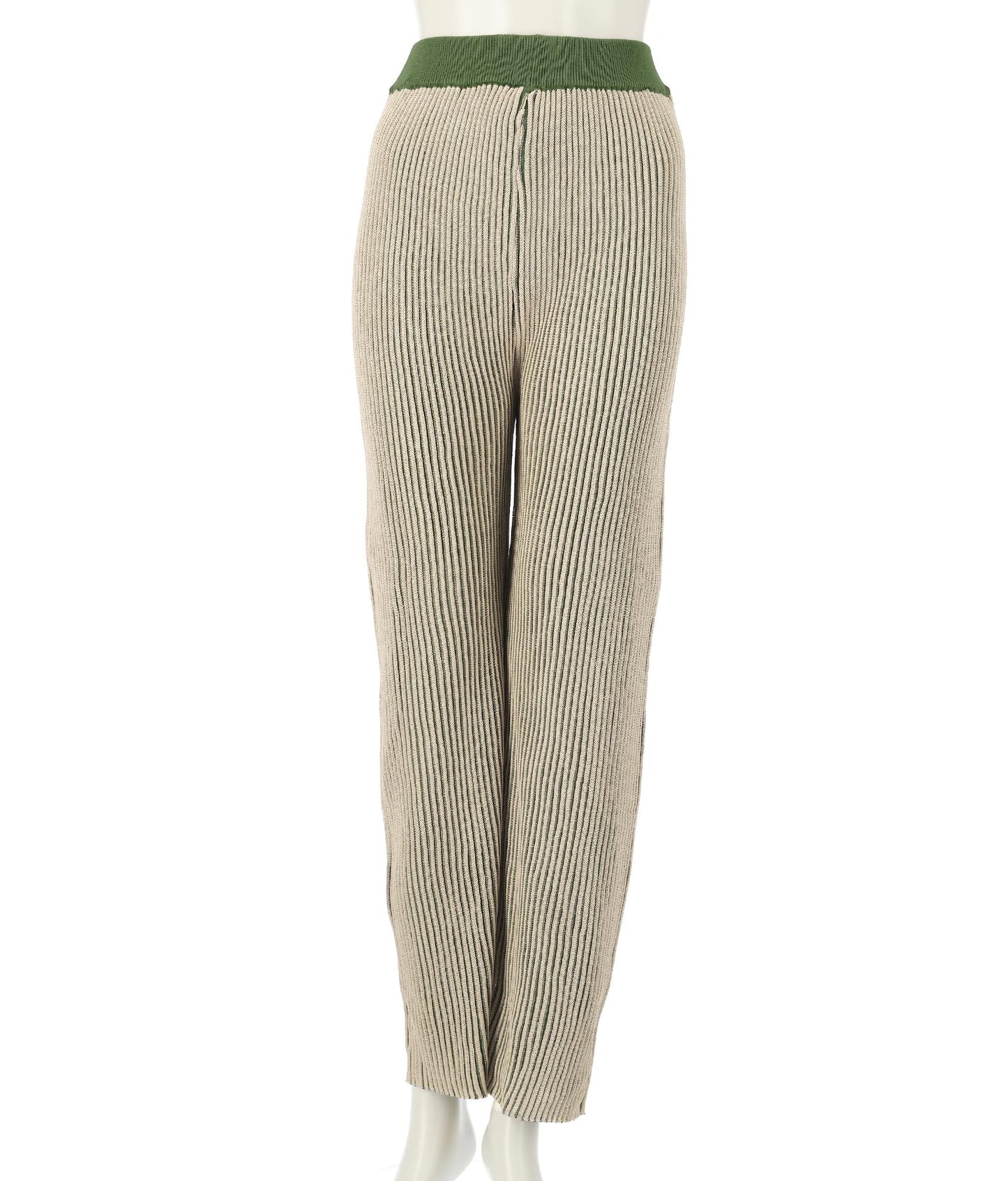 プレーティングストレートニットパンツ 852-5463