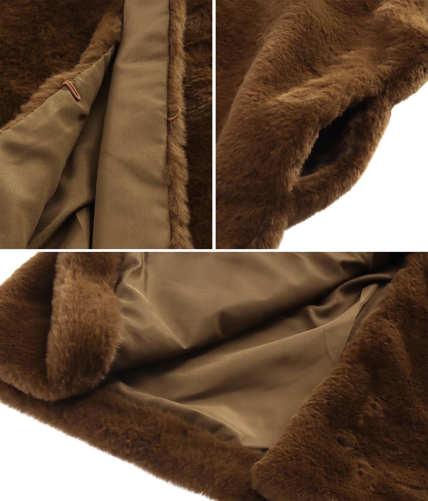 フェイクファー ジレ