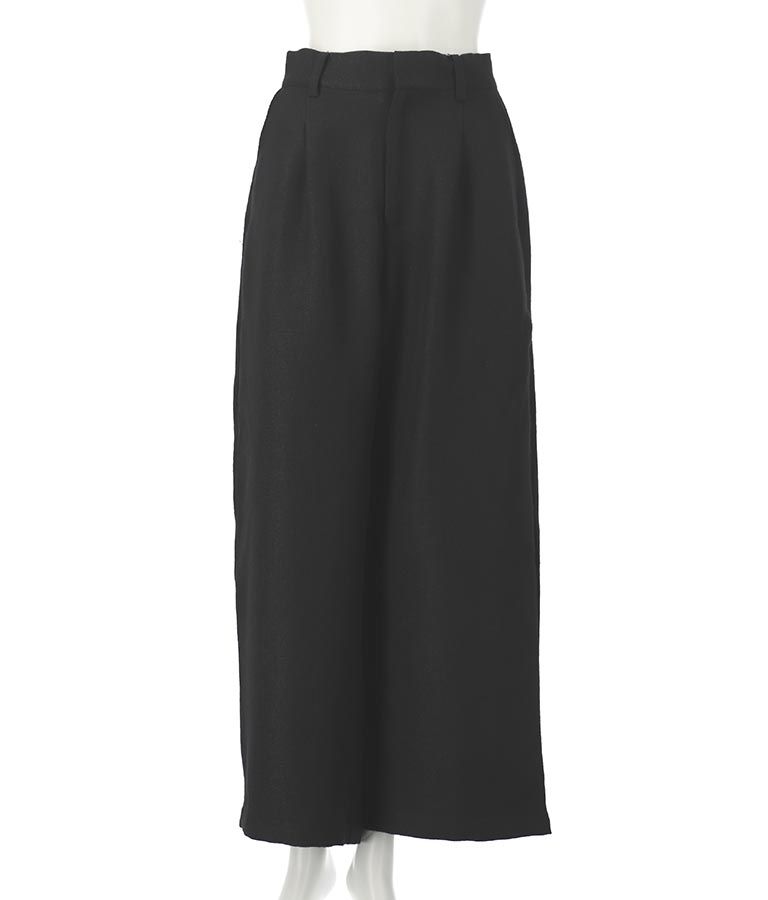 ツイード タック ワイド パンツ【セットアップ着用可】 362-9166