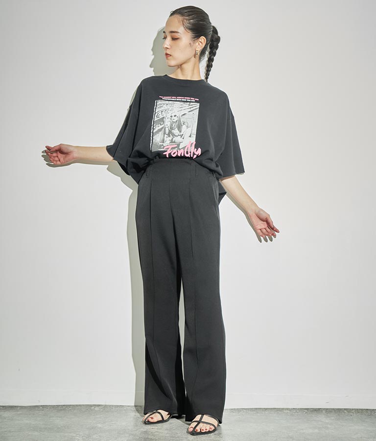フォトプリント ミニ裏毛 Tシャツ 793-9013
