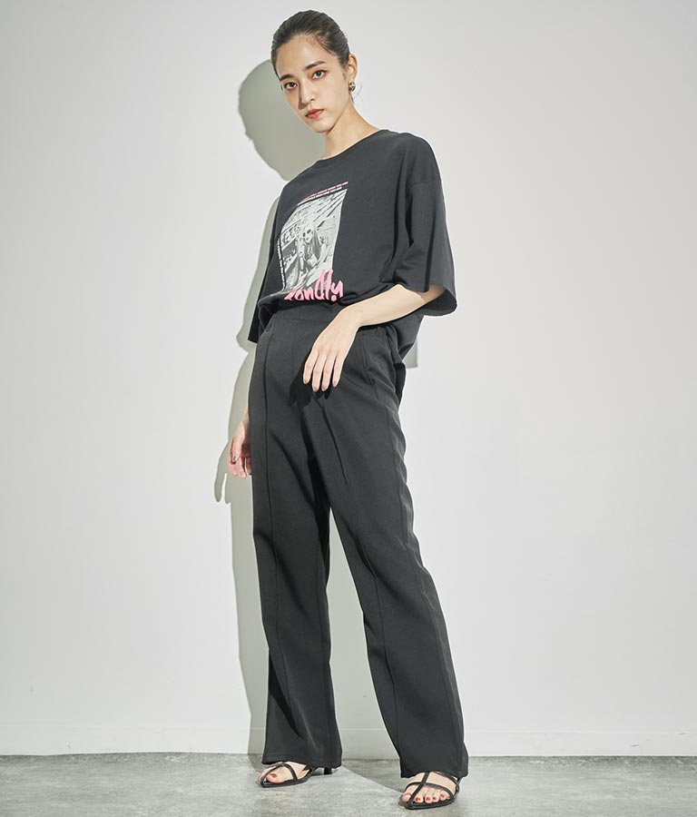 フォトプリント ミニ裏毛 Tシャツ 793-9013