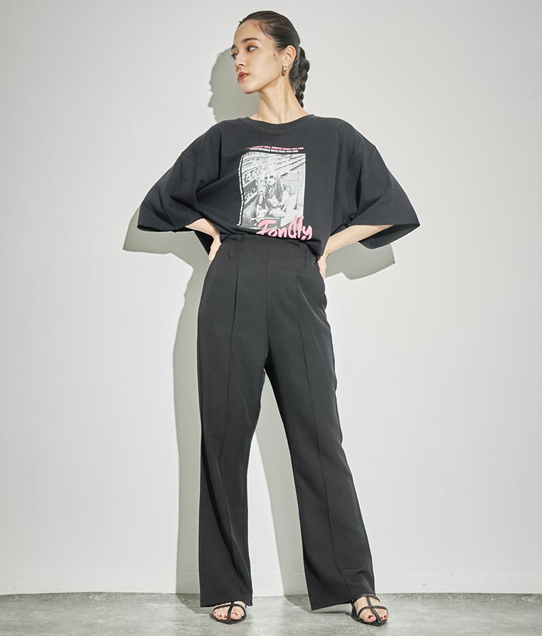 フォトプリント ミニ裏毛 Tシャツ 793-9013