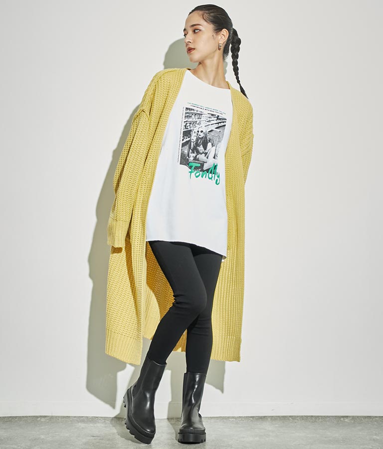 フォトプリント ミニ裏毛 Tシャツ 793-9013