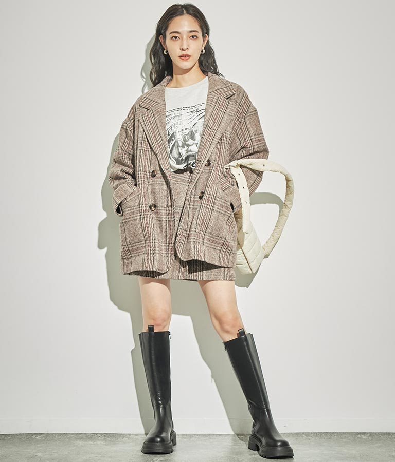 フォトプリント ミニ裏毛 Tシャツ 793-9013