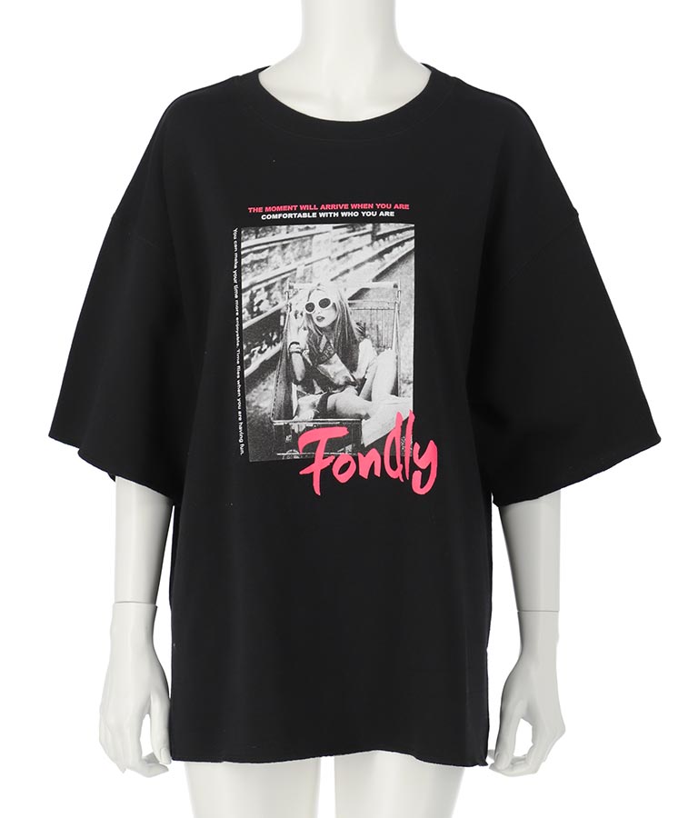フォトプリント ミニ裏毛 Tシャツ 793-9013