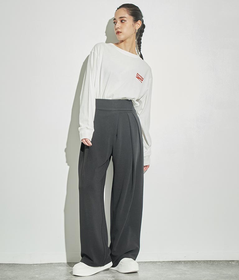 4パターン グラフィック ロング スリーブ Tシャツ 793-8999