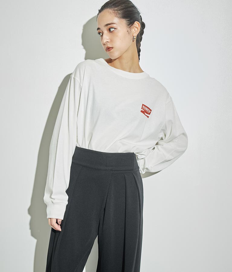 4パターン グラフィック ロング スリーブ Tシャツ 793-8999