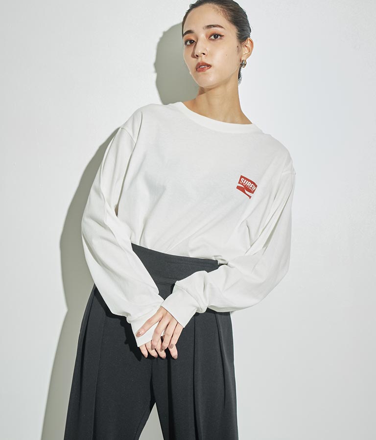 4パターン グラフィック ロング スリーブ Tシャツ 793-8999