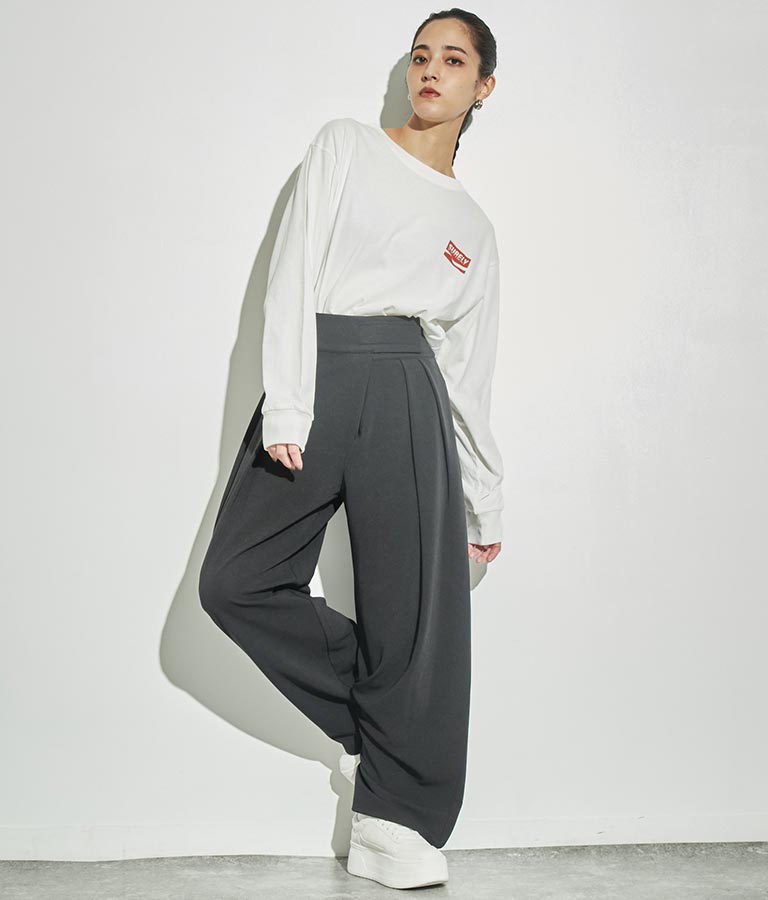 4パターン グラフィック ロング スリーブ Tシャツ 793-8999