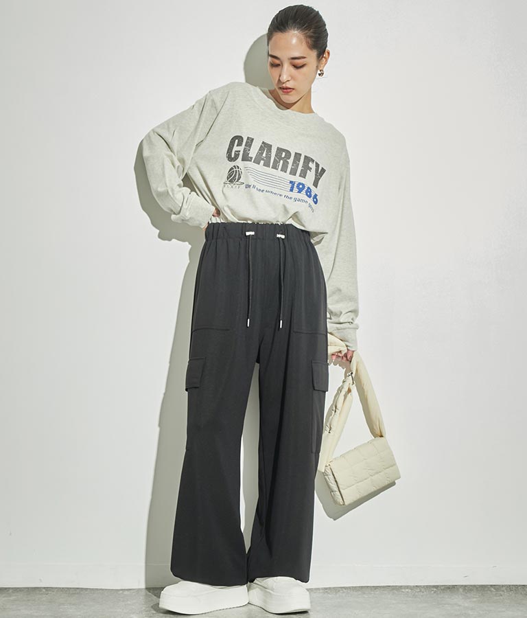 4パターン グラフィック ロング スリーブ Tシャツ 793-8999