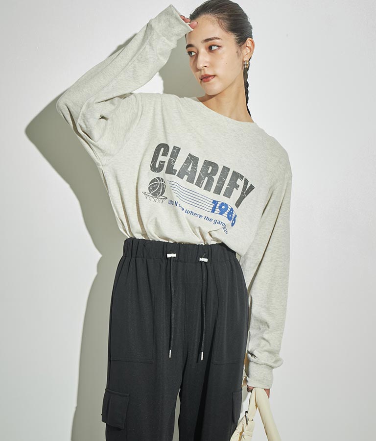4パターン グラフィック ロング スリーブ Tシャツ 793-8999