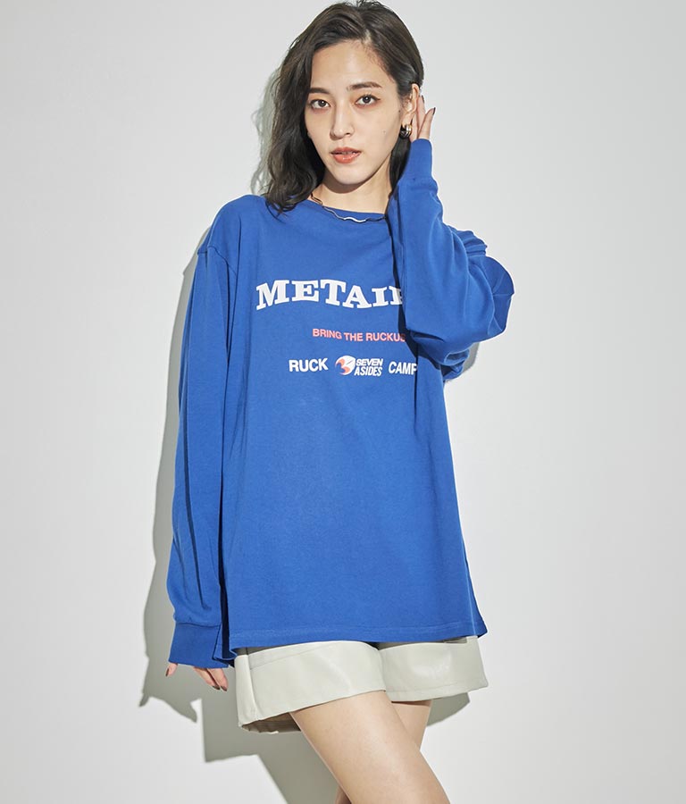 4パターン グラフィック ロング スリーブ Tシャツ 793-8999