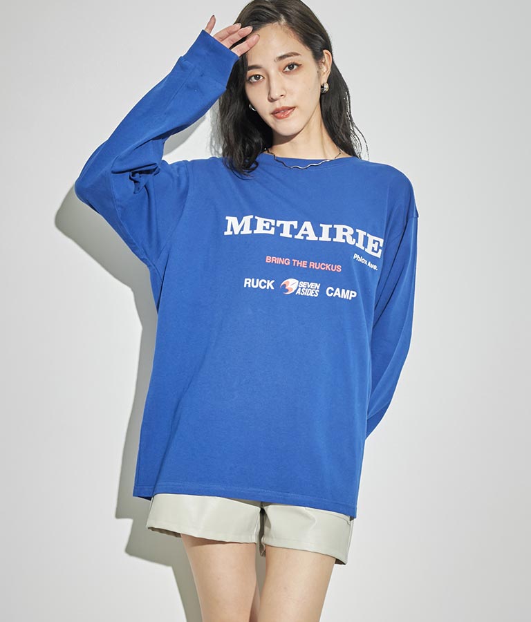 4パターン グラフィック ロング スリーブ Tシャツ 793-8999