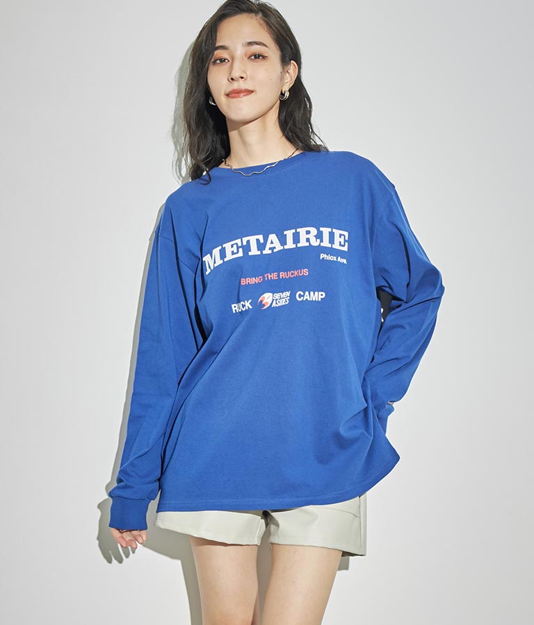 4パターン グラフィック ロング スリーブ Tシャツ 793-8999