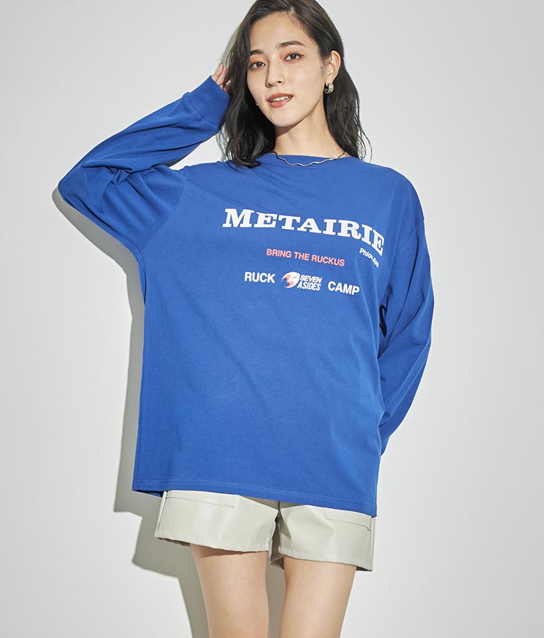 4パターン グラフィック ロング スリーブ Tシャツ 793-8999