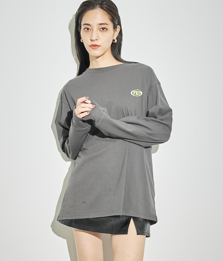 4パターン グラフィック ロング スリーブ Tシャツ 793-8999