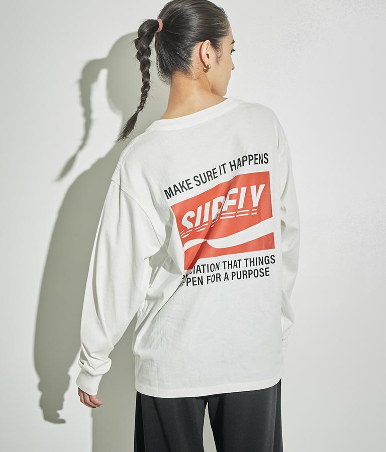 4パターン グラフィック ロング スリーブ Tシャツ 793-8999