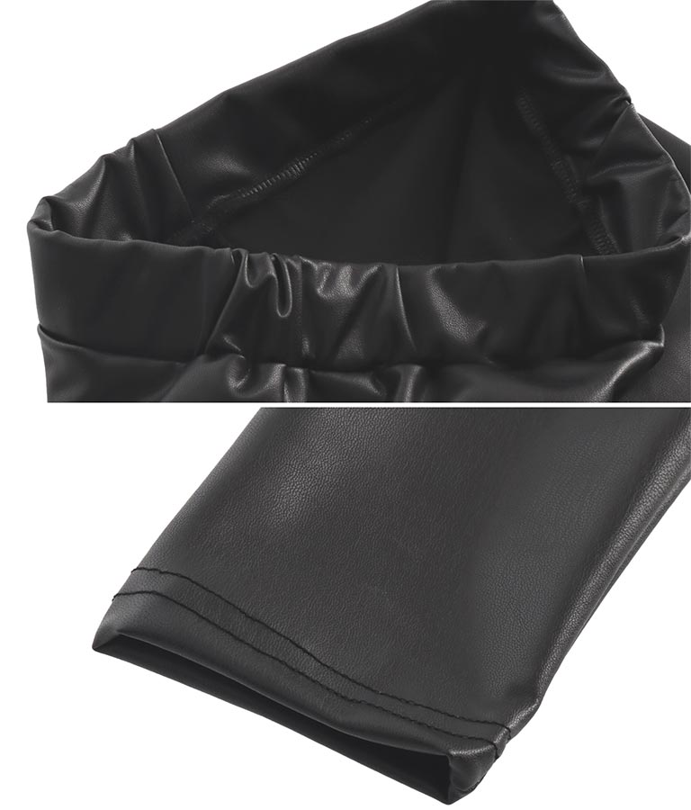 フェイクレザーレギンス 152-5493