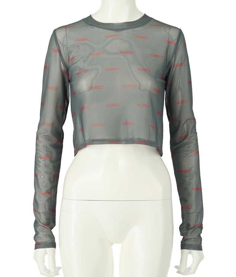 ANLIBERTY ロゴ シアー トップス 30-3095