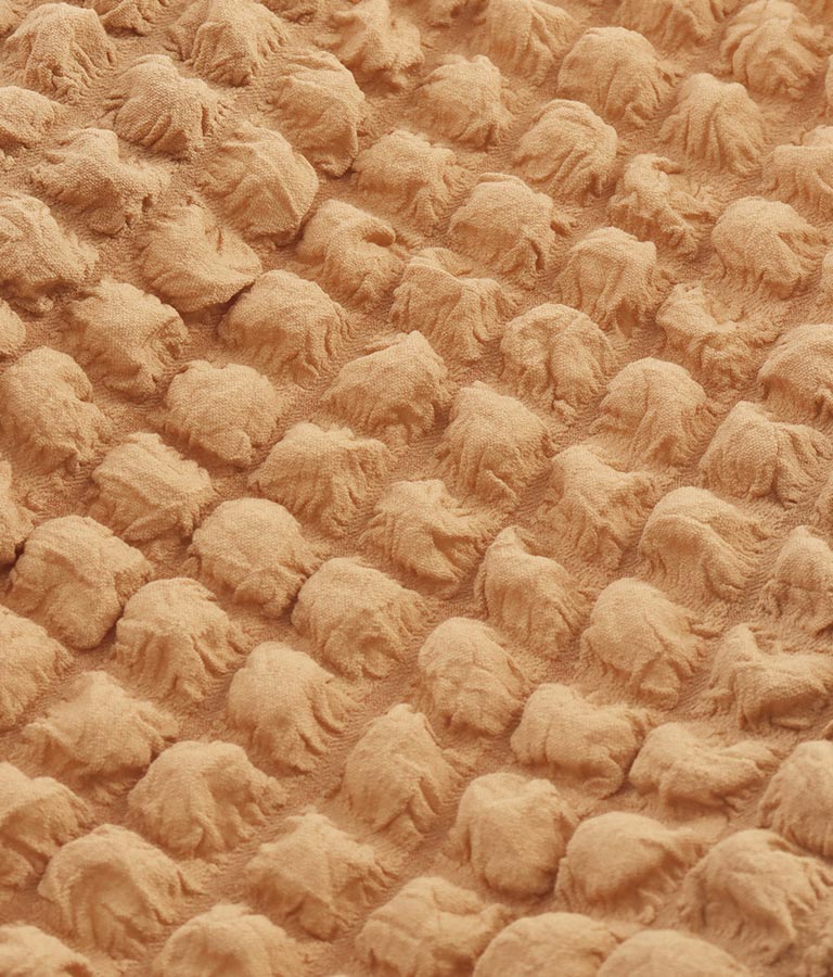 フロント オープン ポコポコ ショート ボレロ【セットアップ 着用可能】