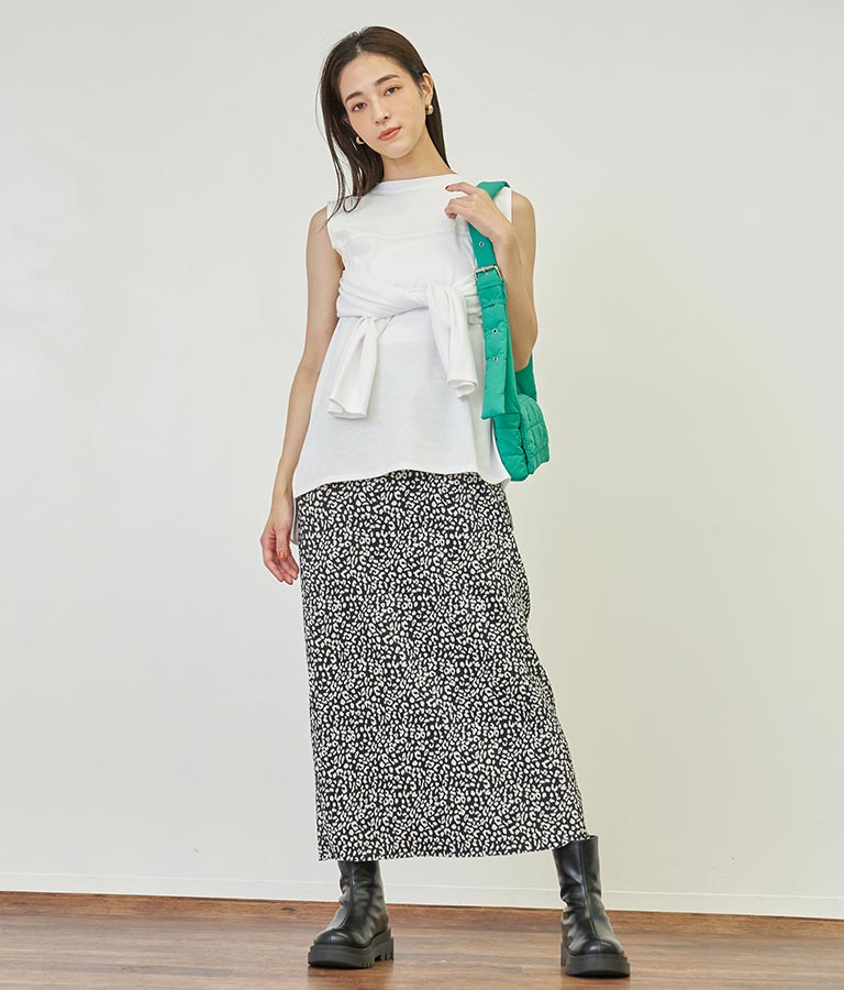 2WAY レイヤード ボレロ ロングTシャツ 793-9012
