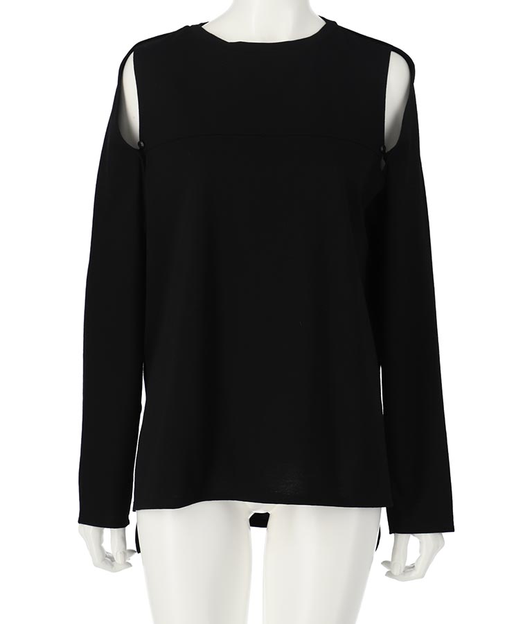 2WAY レイヤード ボレロ ロングTシャツ 793-9012