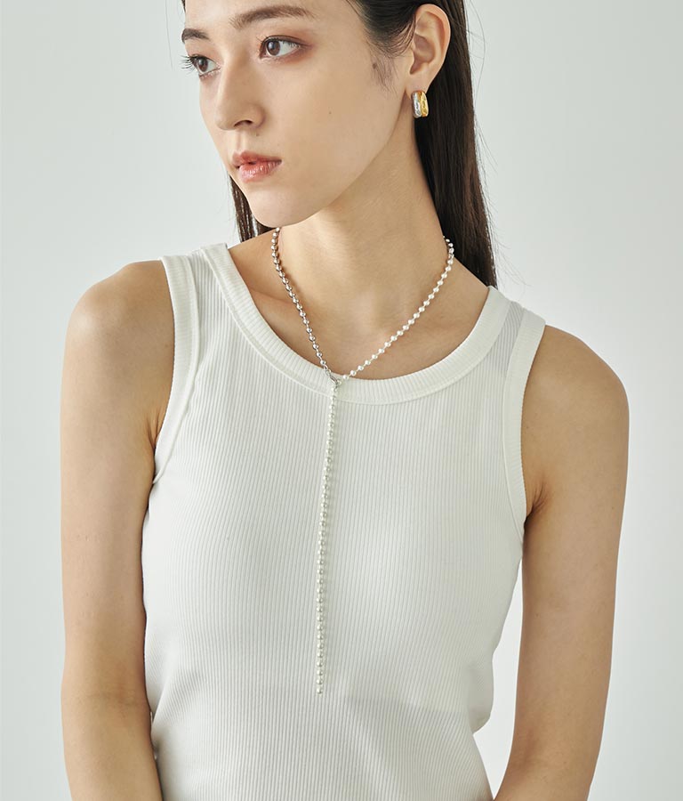 ボールロングチェーンネックレス 799-9047