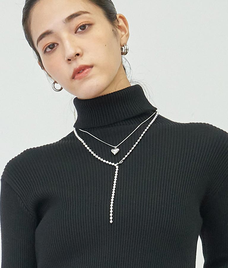 ボールロングチェーンネックレス 799-9047