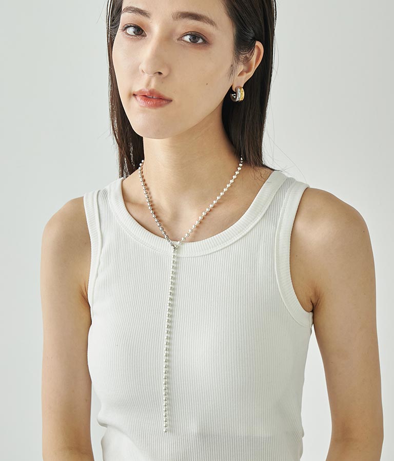 ボールロングチェーンネックレス 799-9047
