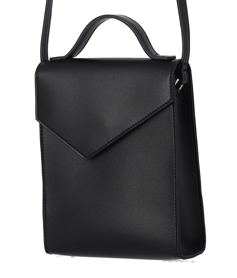 アシメフラップショルダーバッグ 529-6768