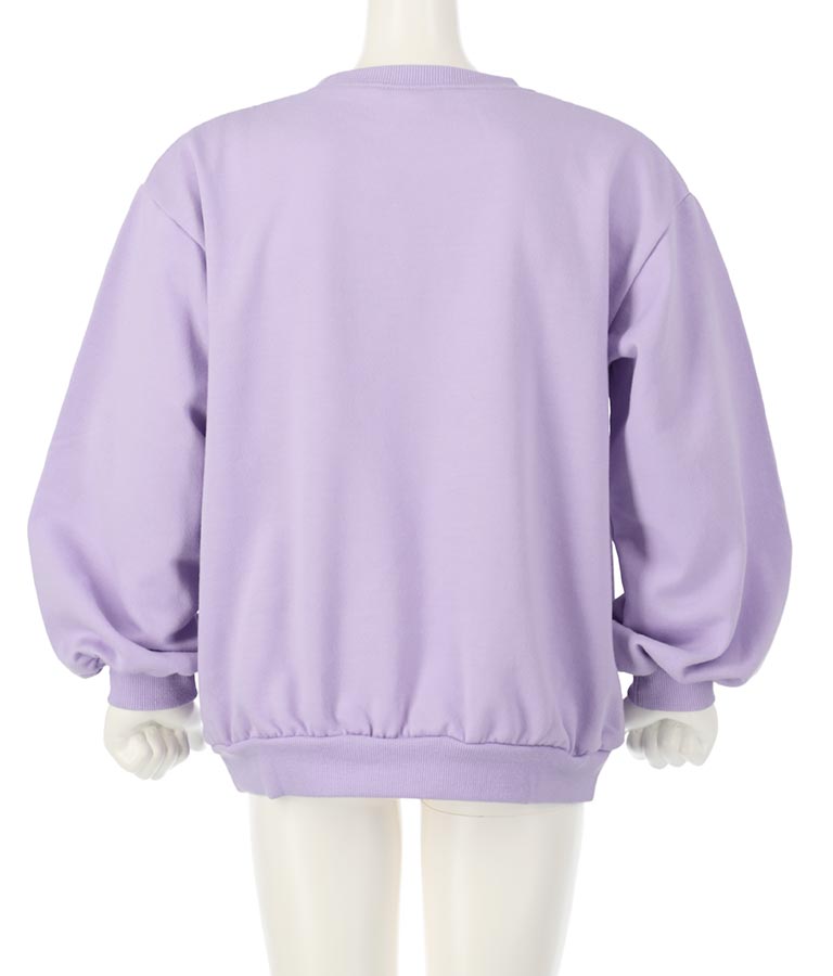 星モチーフミニ裏毛スパンコールトレーナー 423-3138