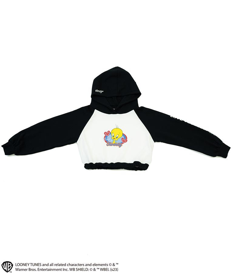 Tweetyコラボ/裏毛ラグランスウェットパーカー【親子お揃い】 423-3171