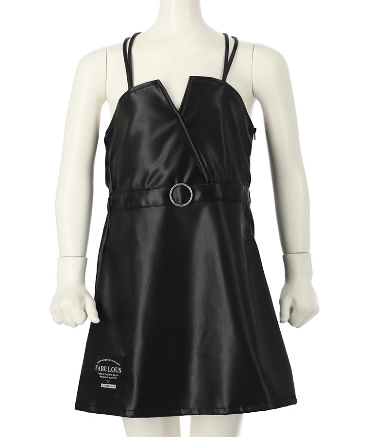 ベルト風ジャンパースカート 427-3137