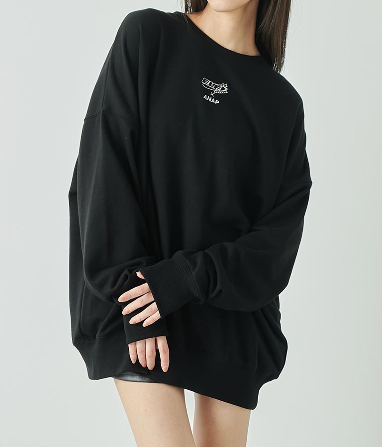 エルフ荒川 × ANAP コラボ GALMIND スウェット トレーナー 【ユニセックスアイテム】 793-9062