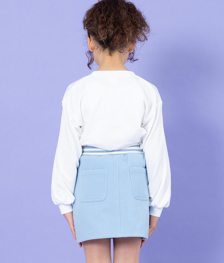 星モチーフミニ裏毛スパンコールトレーナー 423-3138