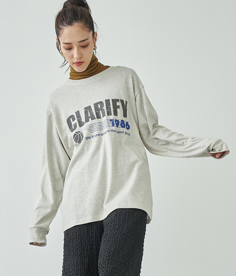 4パターン グラフィック ロング スリーブ Tシャツ 793-8999