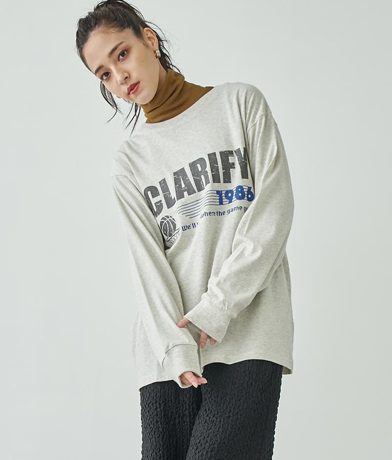 4パターン グラフィック ロング スリーブ Tシャツ 793-8999