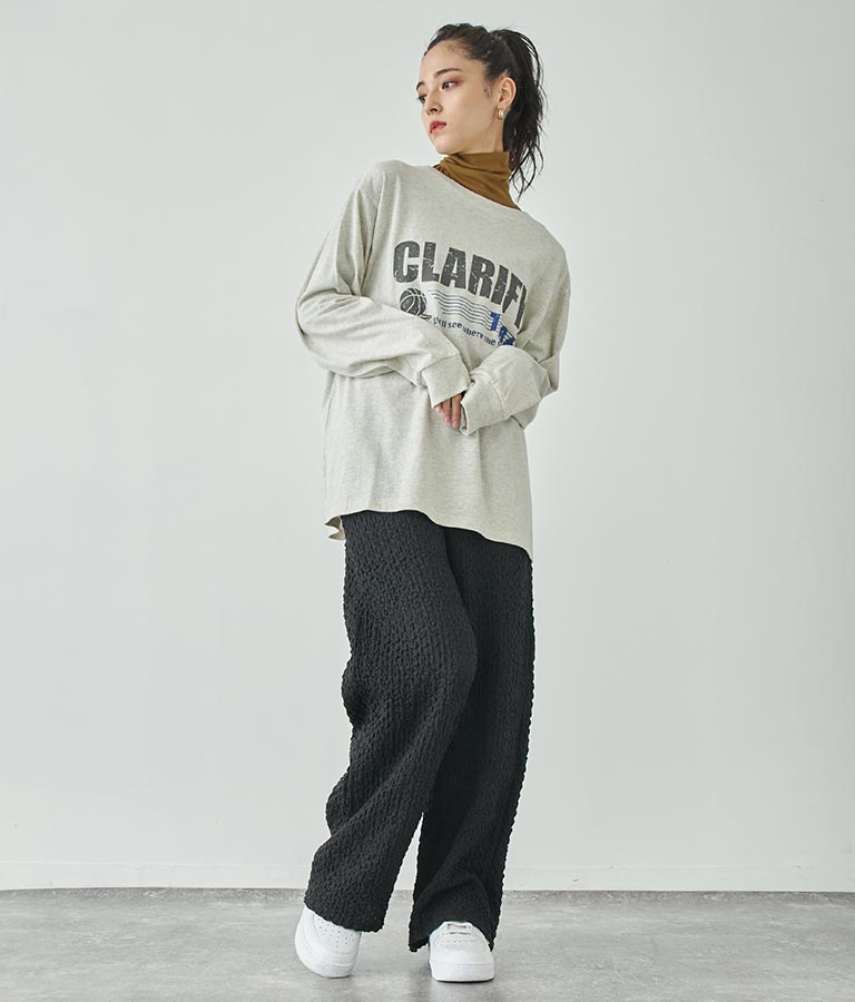 4パターン グラフィック ロング スリーブ Tシャツ 793-8999