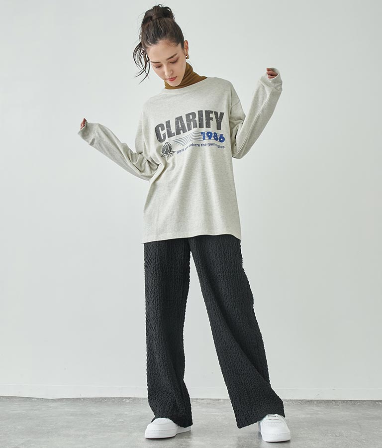 4パターン グラフィック ロング スリーブ Tシャツ 793-8999