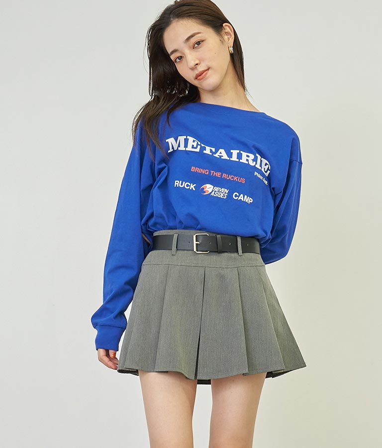 4パターン グラフィック ロング スリーブ Tシャツ 793-8999