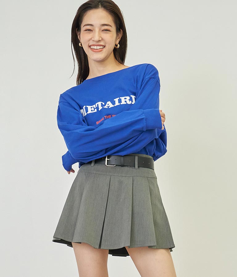 4パターン グラフィック ロング スリーブ Tシャツ 793-8999