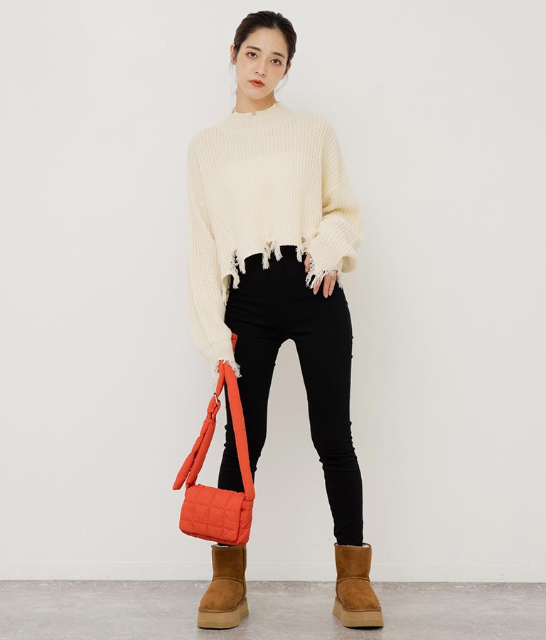 シンプル ストレッチ レギンス パンツ 792-7624