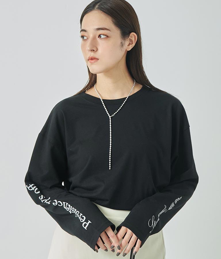 ボールロングチェーンネックレス 799-9047