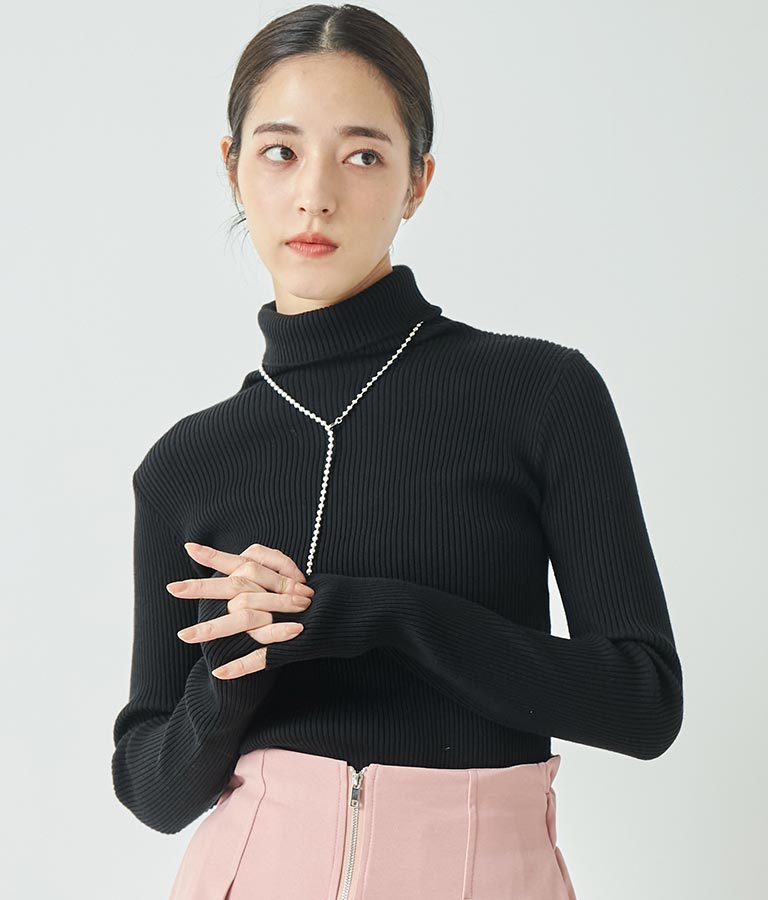 ボールロングチェーンネックレス 799-9047